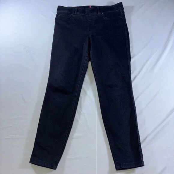 Spanx Stretch Jeans Women’s Size L Black Jeggings - Picture 2 of 13